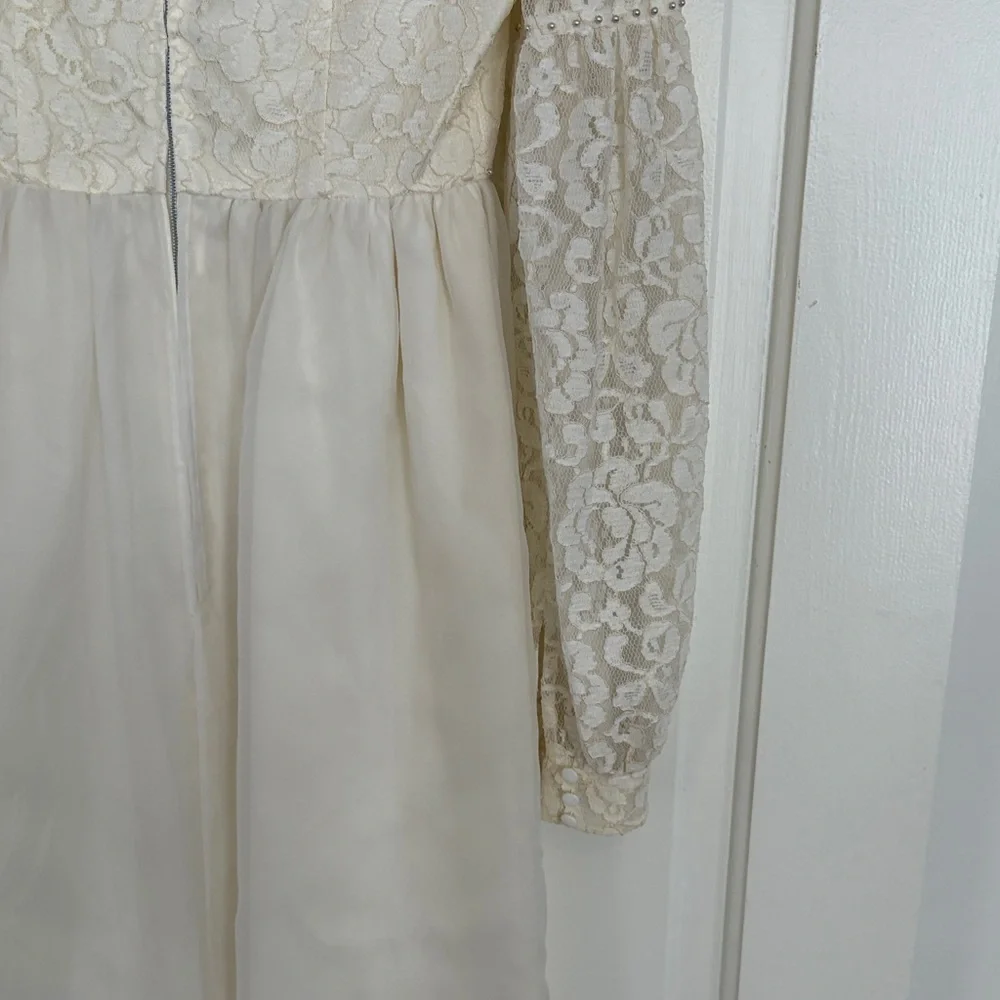 Vintage 1970s Wedding Dress Size‎ Unclear